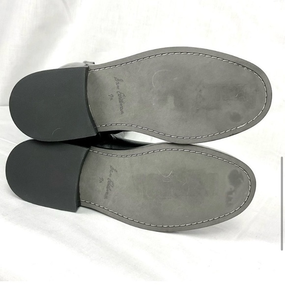 Sam Edelman Fable Black Leather Boots Knee High Riding Boots Sz 7.5 New - Picture 5 of 7